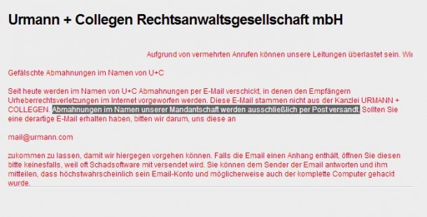 Redtube Streaming Abmahnung Dient Als Phishing Scam Siliconde