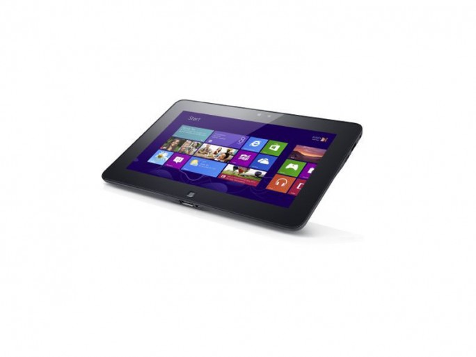 Eine Sonderedition des Dell-Tablets Latitude 10 ist nun mit der Blicksteuerung von Tobii Technology erhältlich (Bild: Dell).