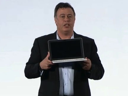 Don Weisler mit Chromebook 11 (Bild: HP)