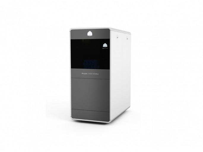 Ab Januar werden 3D-Drucker von 3DSystems, wie der hier abgebildete Projet 3500 HD Max, in Deutschland über Canon vertrieben und Käufer von Canon mit Support und Service unterstützt (Bild: Canon).