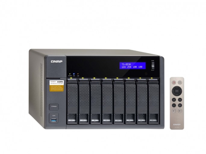 Linuxfähiges NAS: Turbo Station TS-x53A von Qnap (Bild: Qnap)